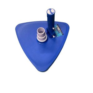 Limpiafondo triangular con cepillo para piscina