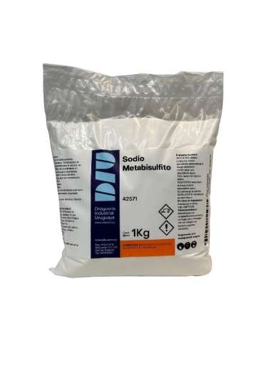 Metabisulfito de sodio FCC 1 kg.