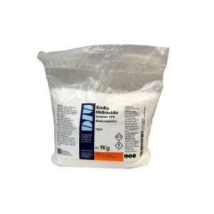Sodio hidróxido en escamas 70% x 1 kg