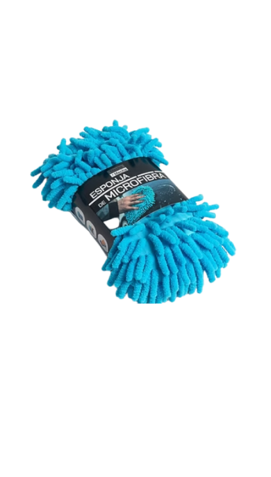 Esponja Microfibra para Vehículos x un