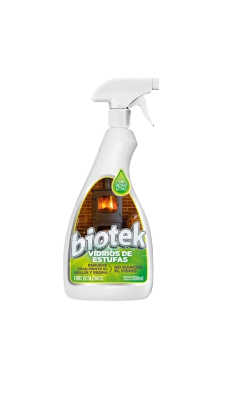 Limpia Vidrios P/ Estufas BIOTEK C/ Pulv. x 500 ml