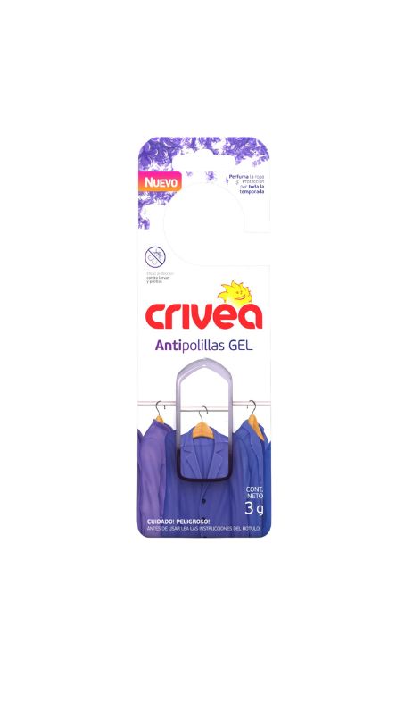 CRIVEA PERCHA ANTIPOL. GEL LAV.