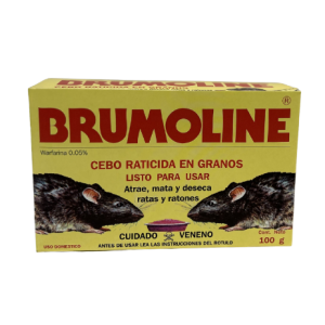RATICIDA BRUMOLINE GRANO X 100 g