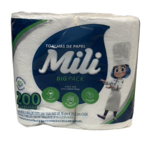 TOLLAS PAPEL P/COCINA MILI 100H x 2ROLLO