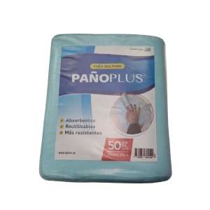 PAÑO PLUS MULTIUSO 30 X 35 CM X 50 un