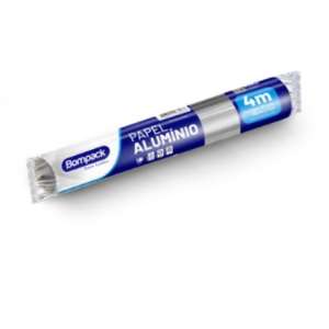 PAPEL ALUMINIO BOMPACK 30 cm x 4 mt