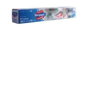 BOLSA PACKZIP BOMPACK 26,5x32cm x 8 un