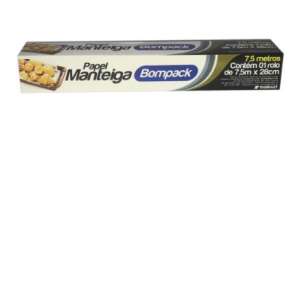 PAPEL MANTECA BOMPACK 28cm x 7.5 mt